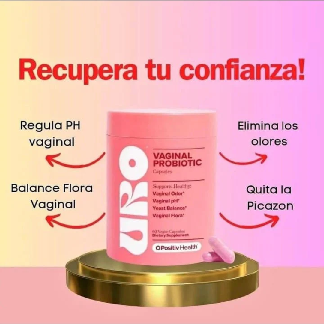 URO Vaginal Probiotics para la salud vaginal de las mujeres