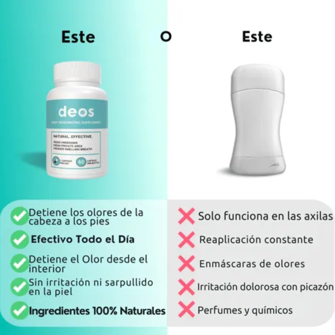 DEOS PRO- DESODORANTE INTERNO NATURAL
